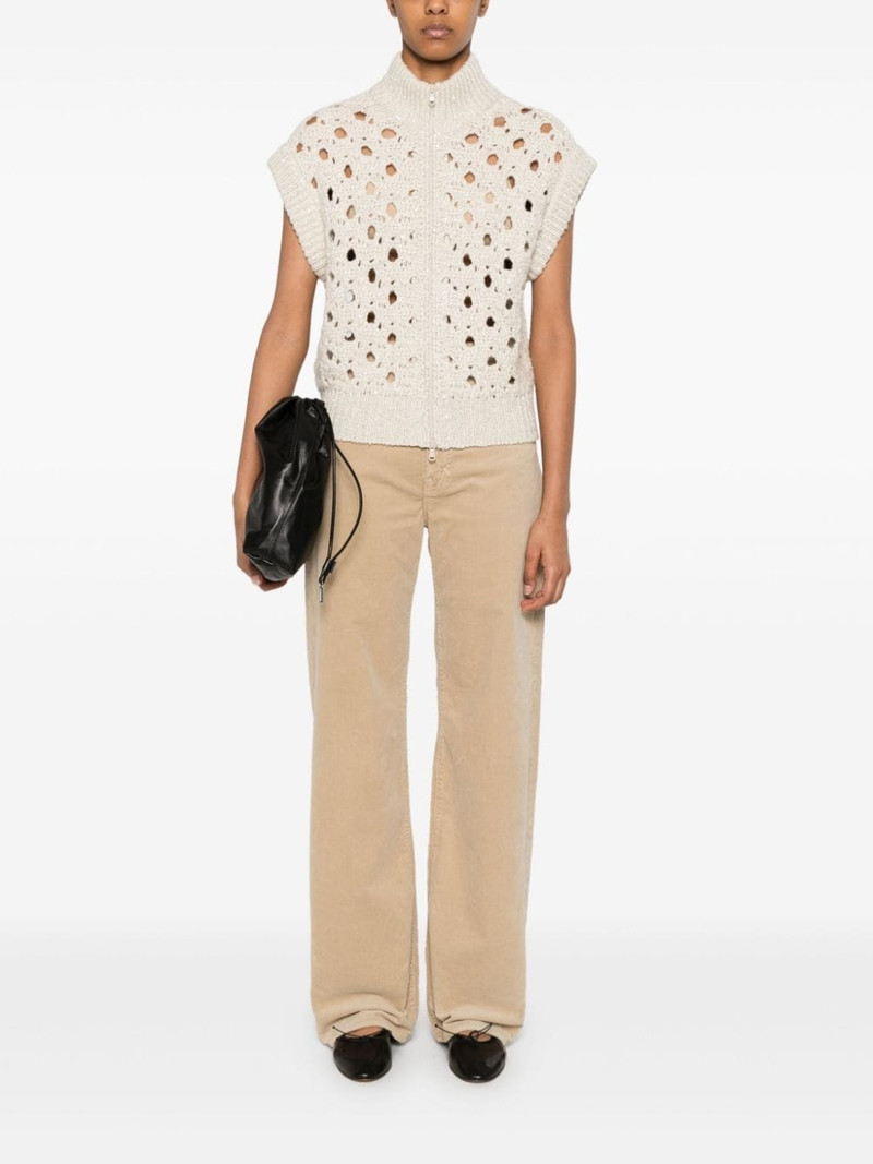 Brunello Cucinelli sequinned cardigan outlook