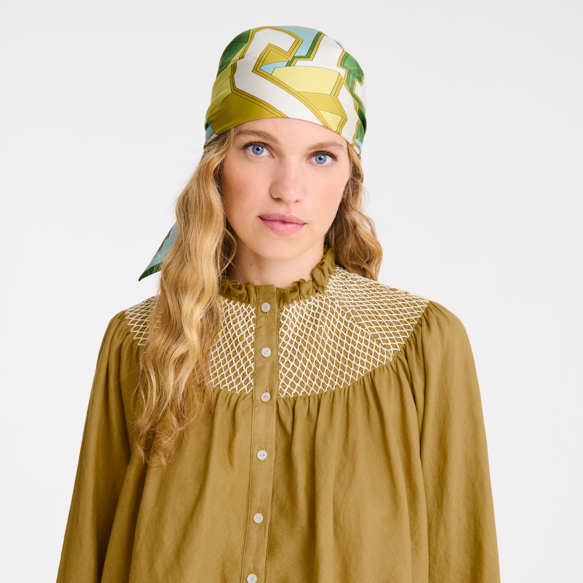 Blouse - Smocked veil - 4