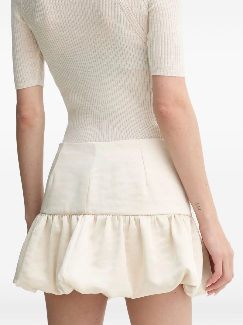 HERSKIND bubble-hem mini skirt outlook