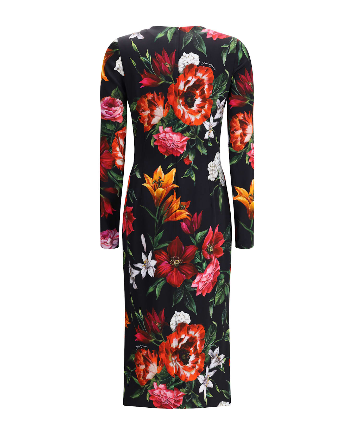 Long Floral-print Dress - 2
