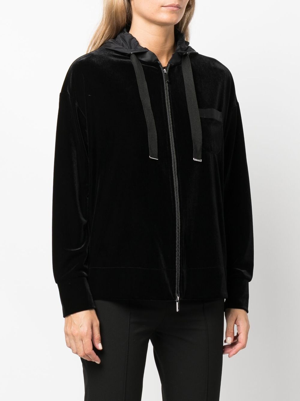 zip-up hooded jacket - 3