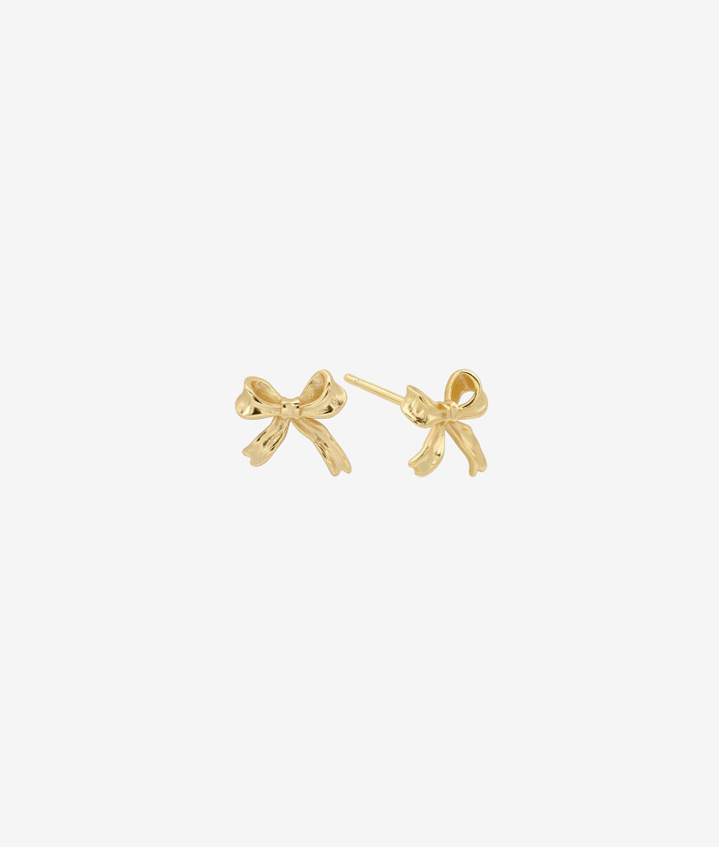 SHASHI Charlotte Mini Bow Stud Earrings 1