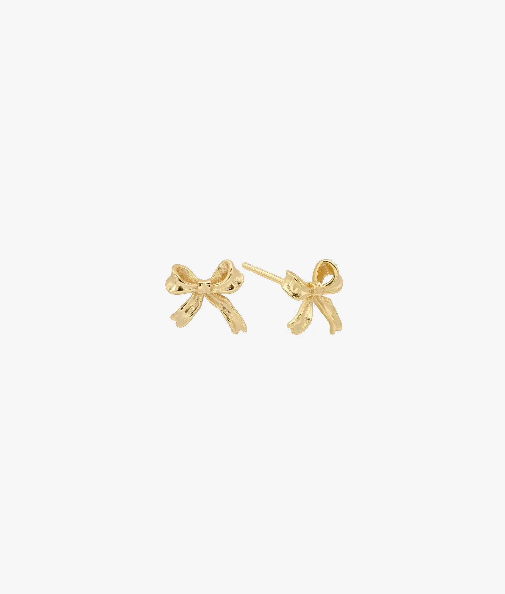 SHASHI Charlotte Mini Bow Stud Earrings - 1