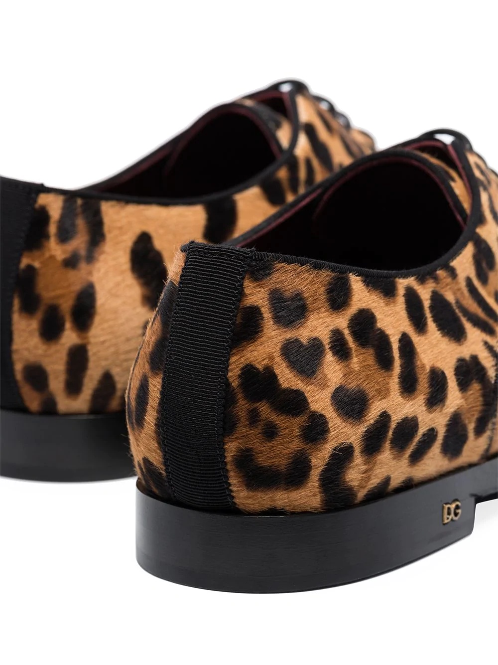 Millenials leopard print pony hair shoes - 2