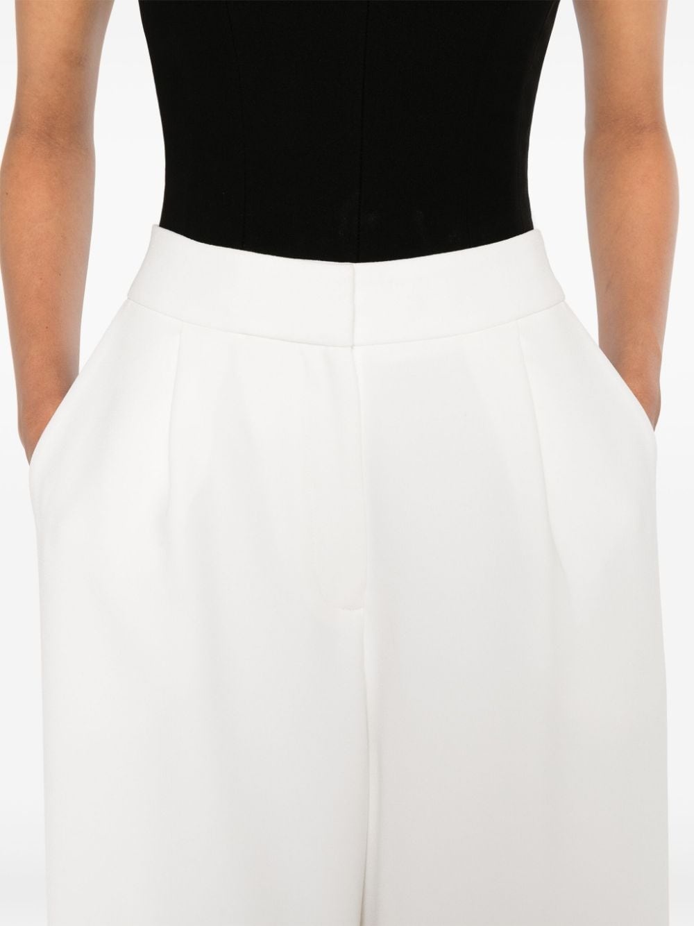 high-waist palazzo trousers - 5
