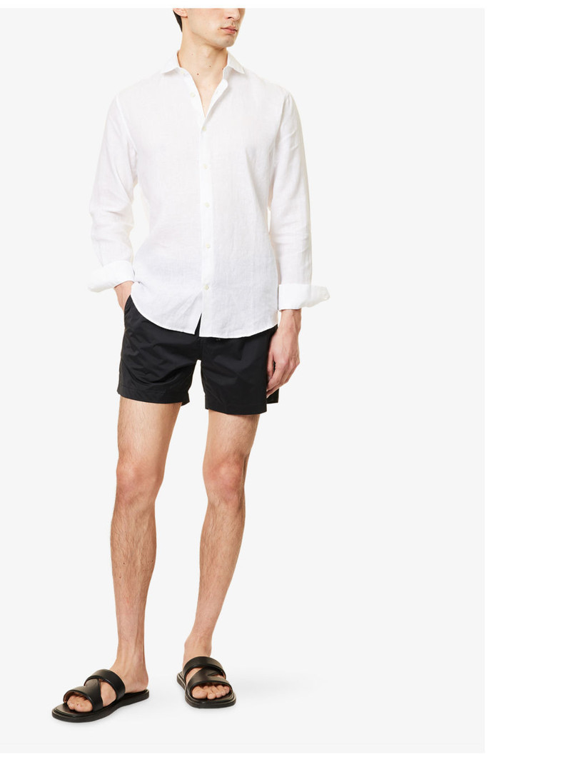 FRESCOBOL CARIOCA Antonio regular-fit linen shirt outlook