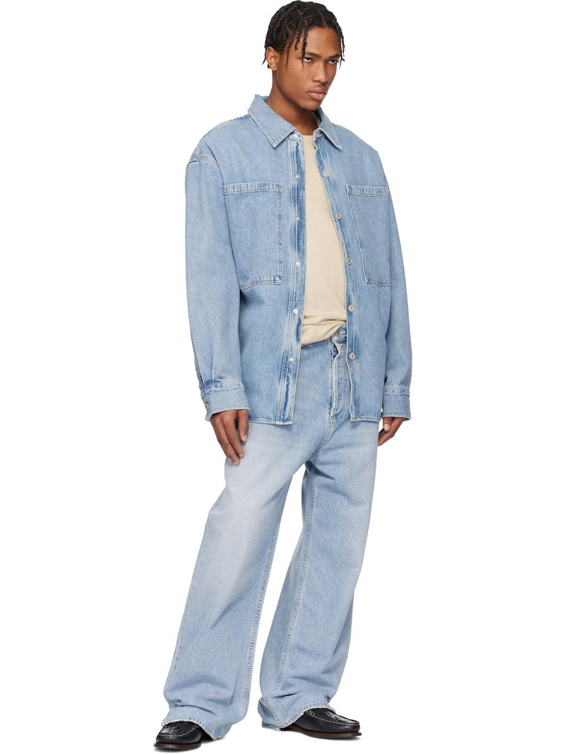 AGOLDE Blue Atticus Denim Jacket outlook