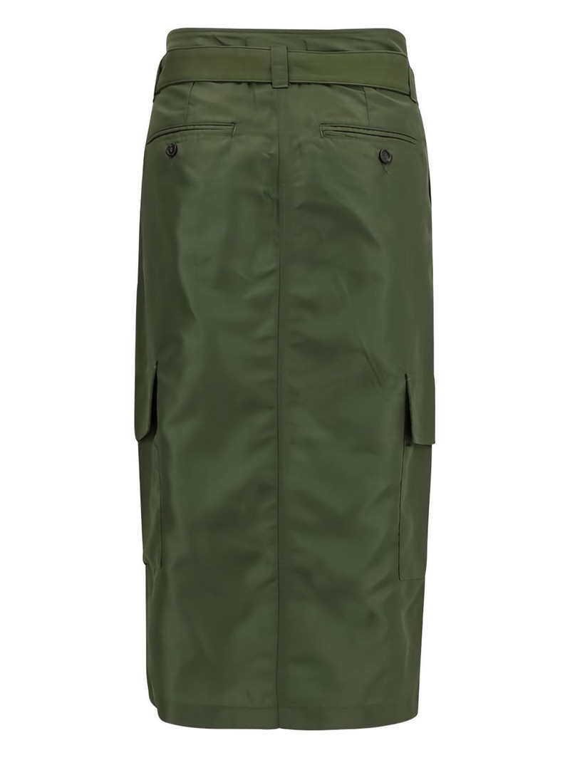 belted cargo midi skirt 3