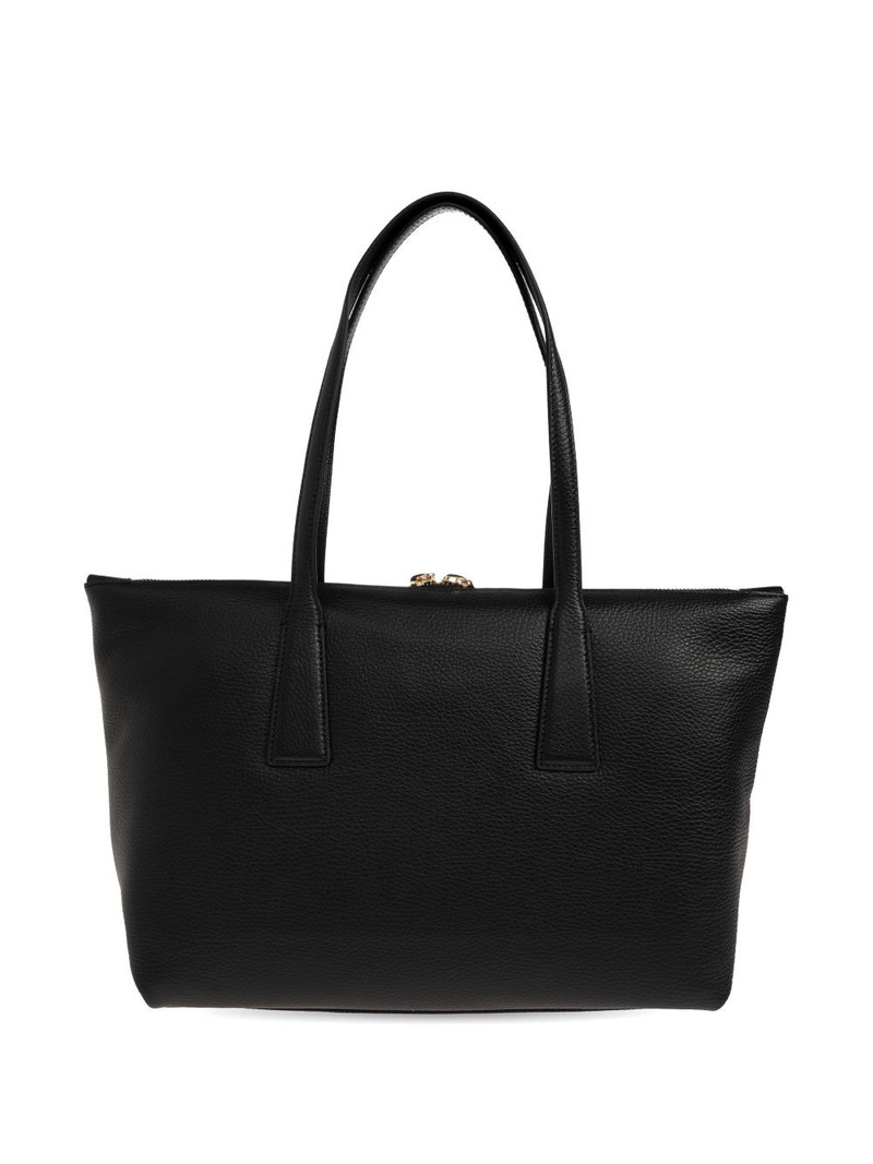 top handle leather tote bag 3
