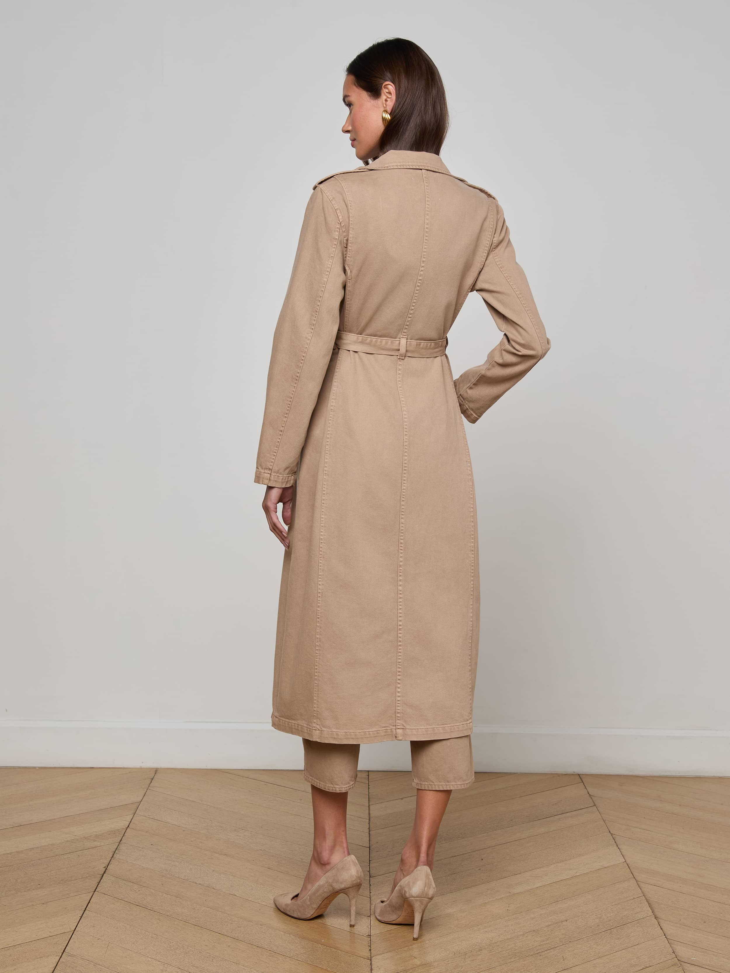 Zavia Denim Trench Coat - 4