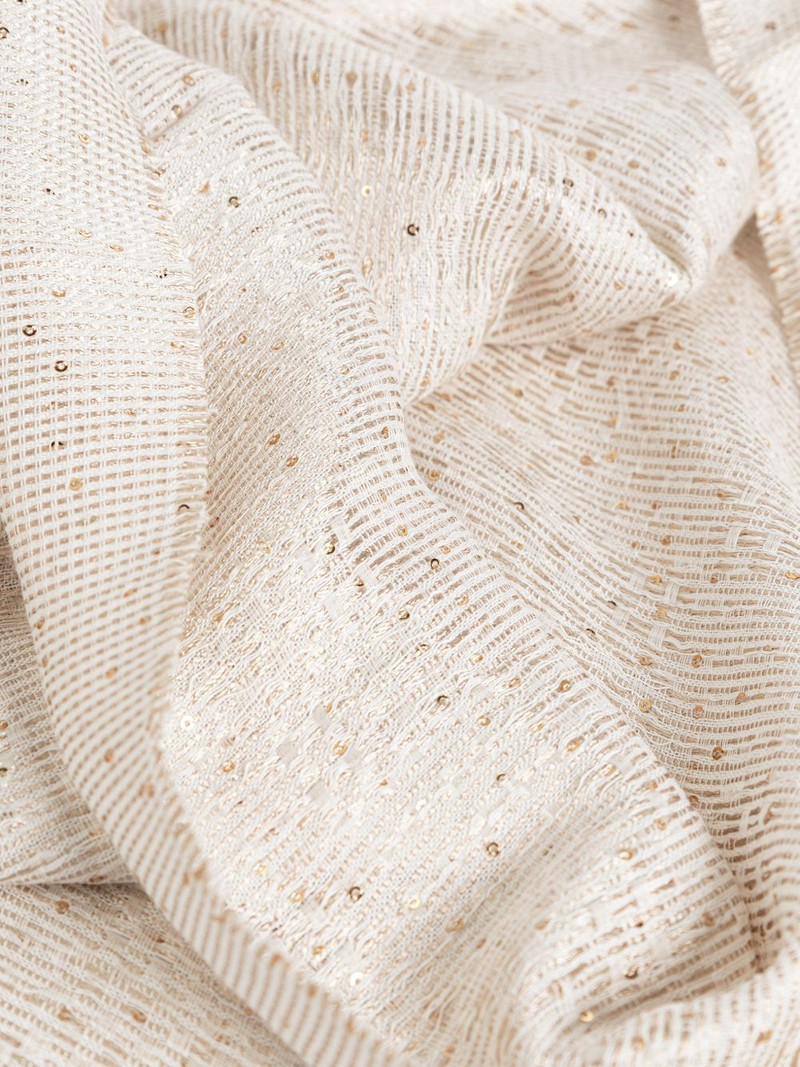 fringed patterned scarf 3