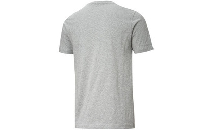 PUMA PUMA Chest Large Logo Printed Short Sleeve T-Shirt 'Grey' 581903-03 outlook