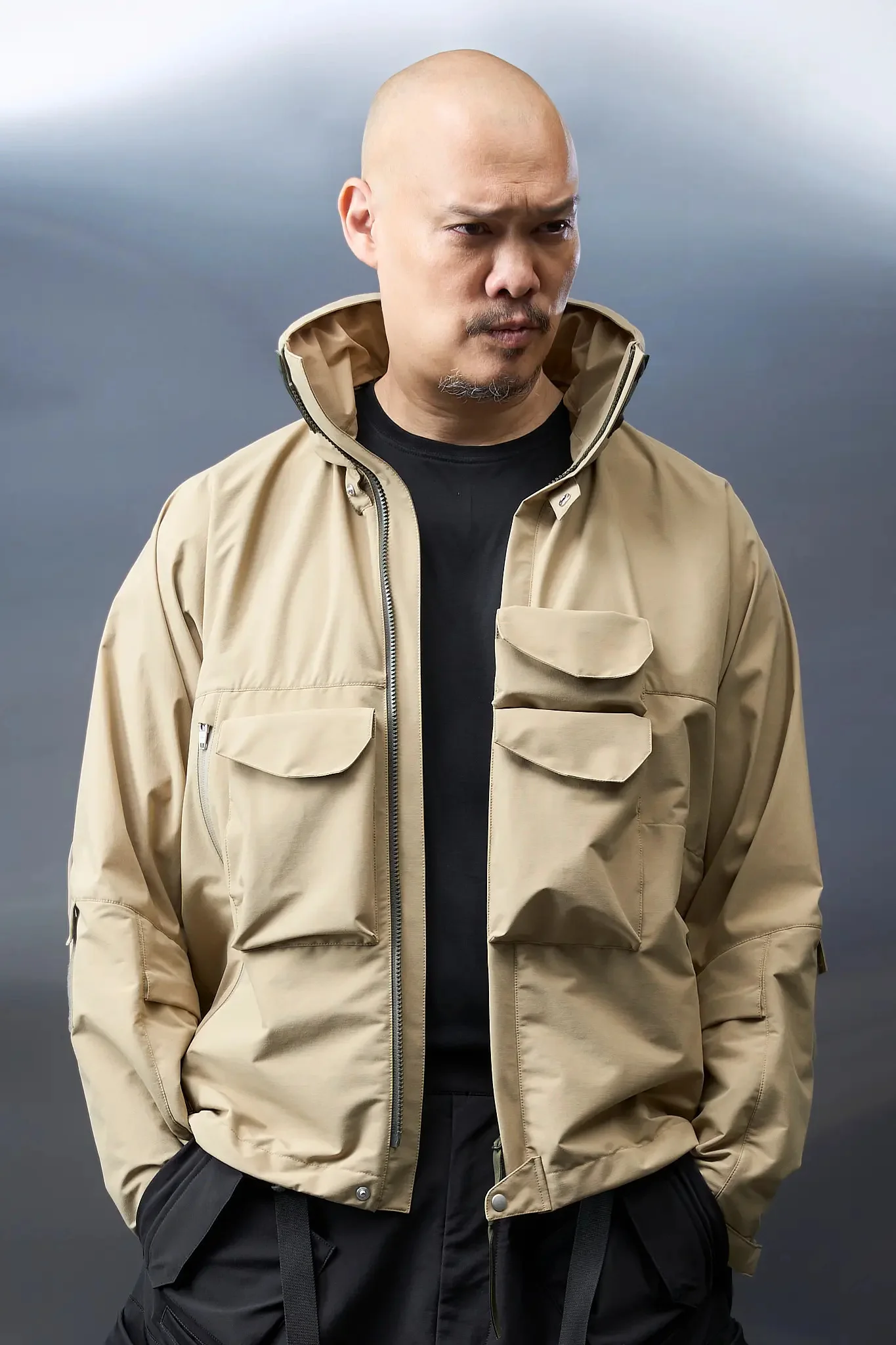 ACRONYM J28-E Epic® Interops Jacket Khaki - J28-E_FW2526 | REVERSIBLE