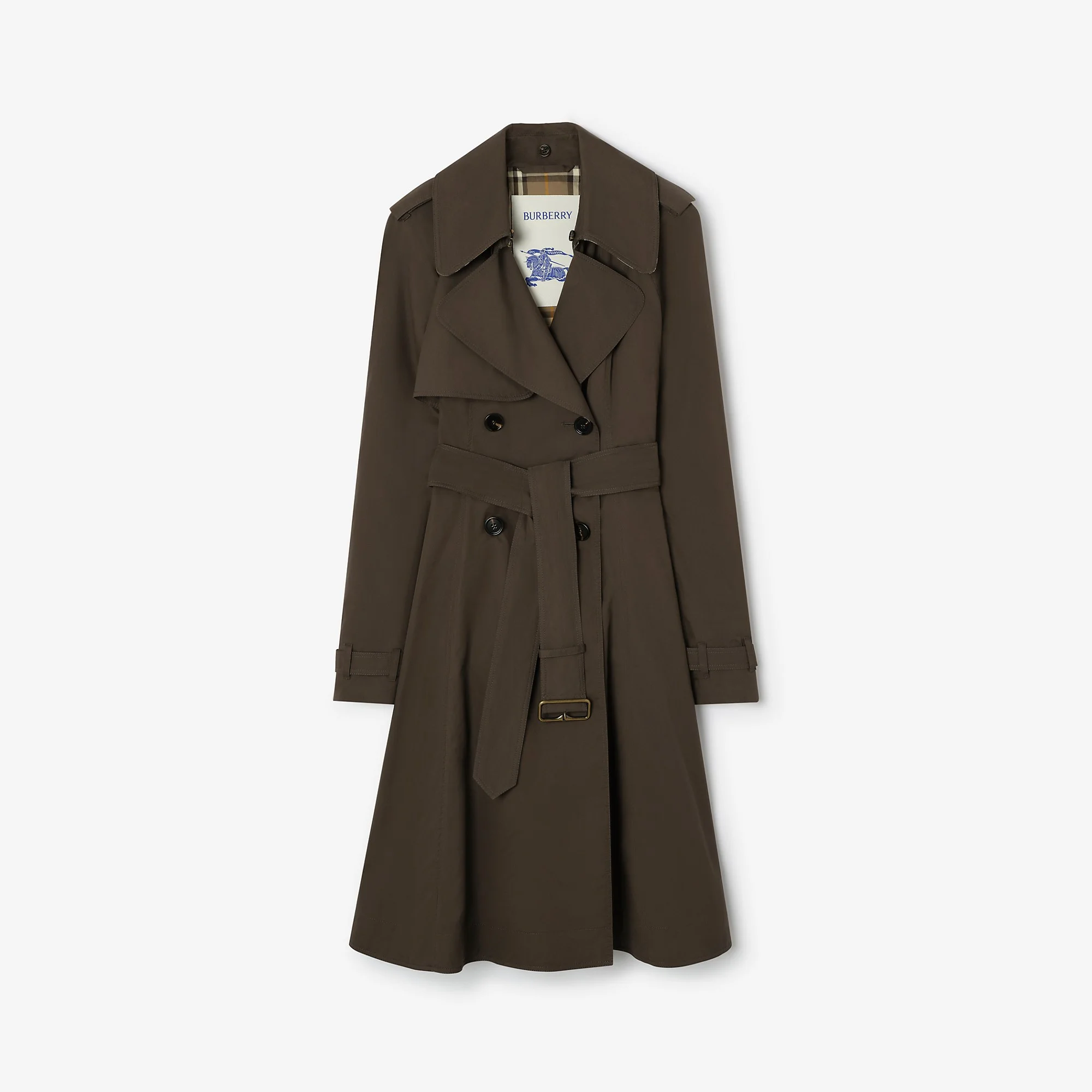 Long Gabardine Pembury Trench Coat - 1