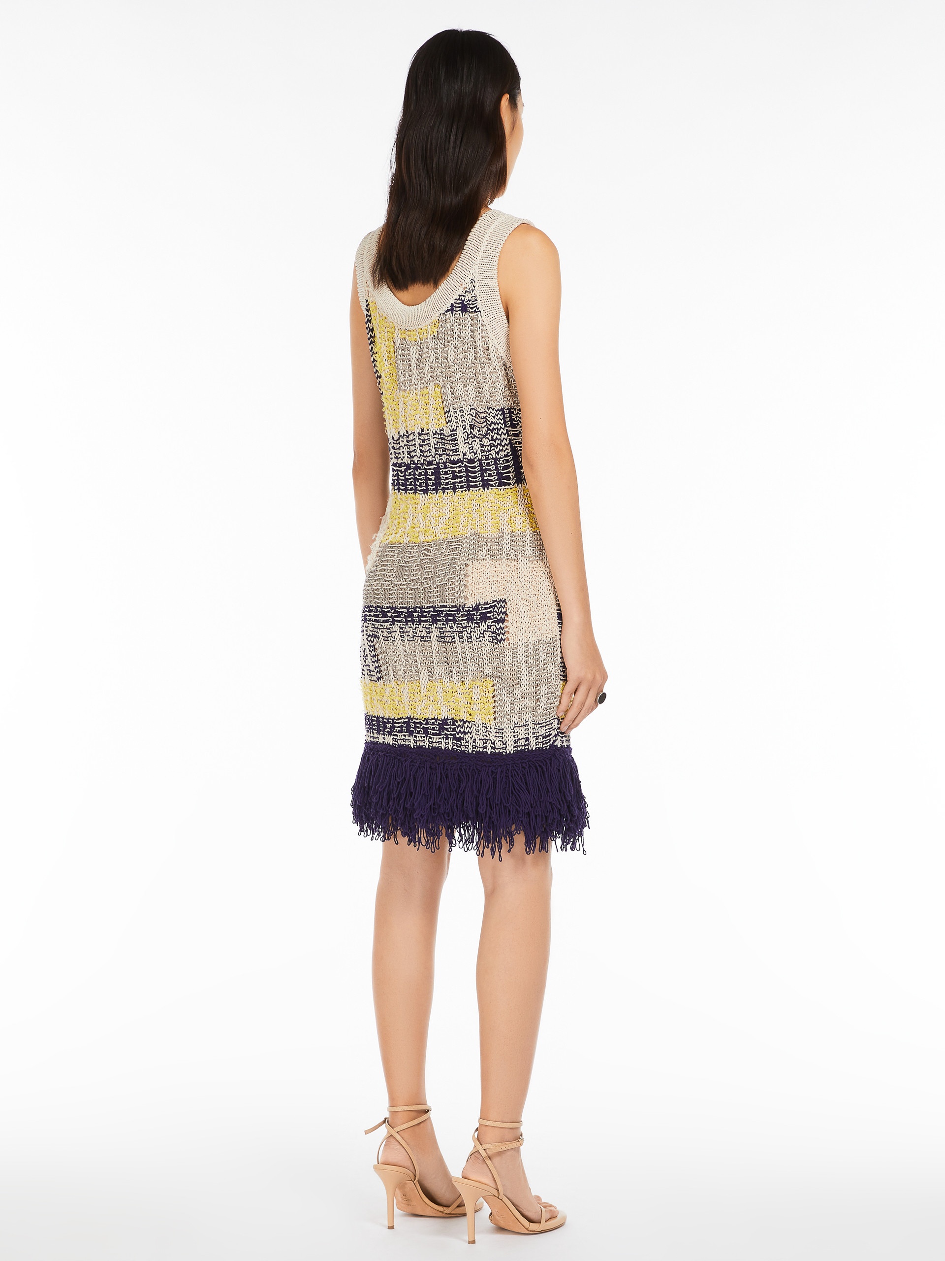 GIRO Knit dress with fringe - 4