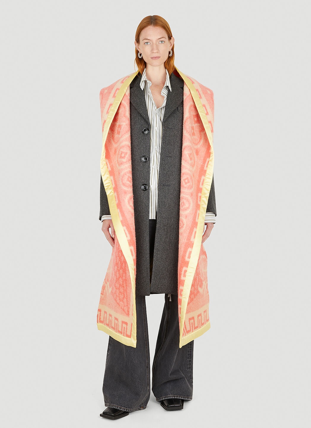 Blanket Draped Classic Coat - 2
