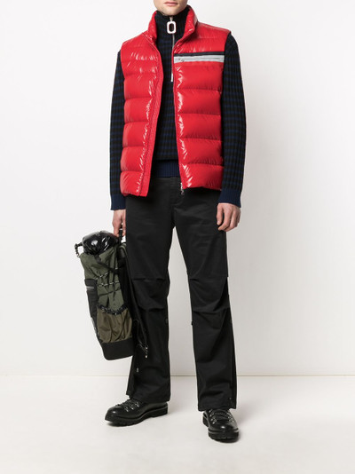 Moncler Grenoble padded zipped gilet outlook