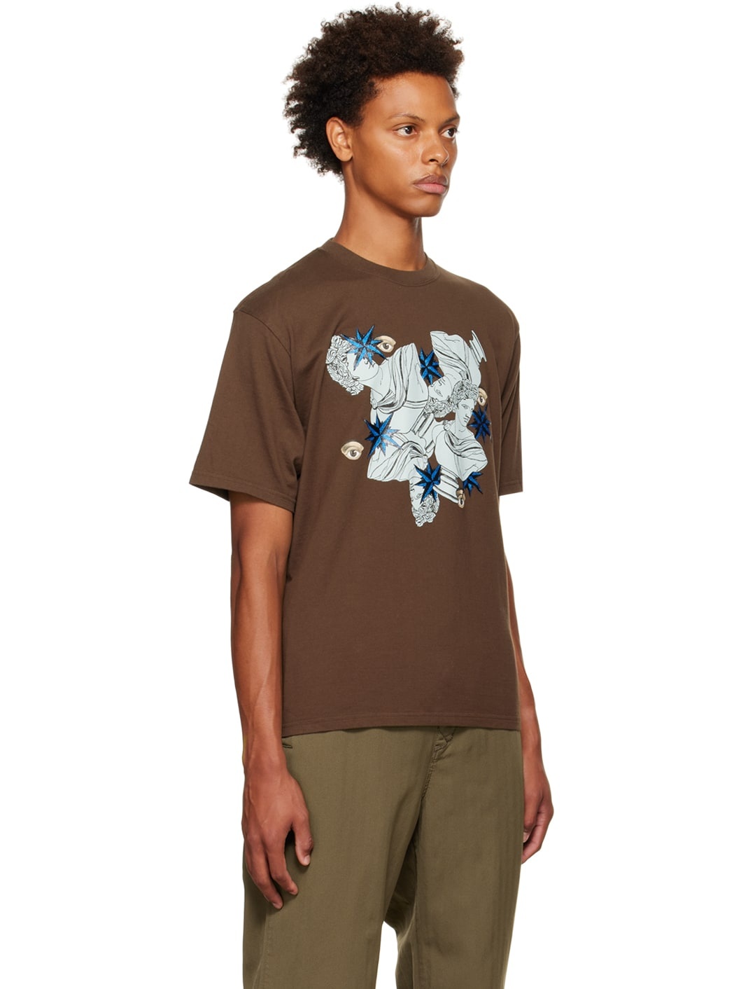 Brown Graphic T-Shirt - 2