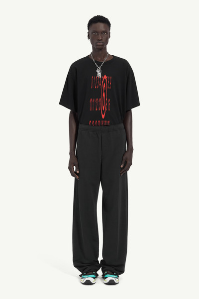 MM6 Maison Margiela Unbrushed sweat jersey trousers outlook