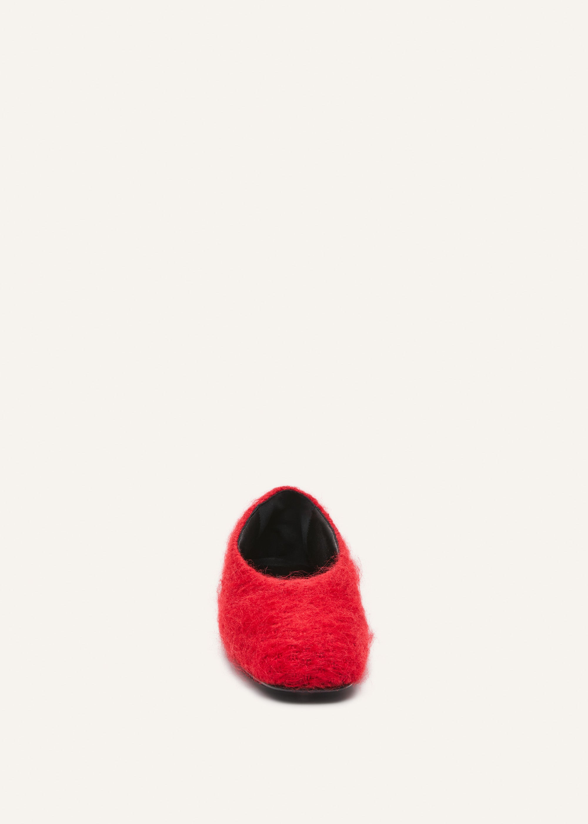 Loom-woven ballet flats in red - 3