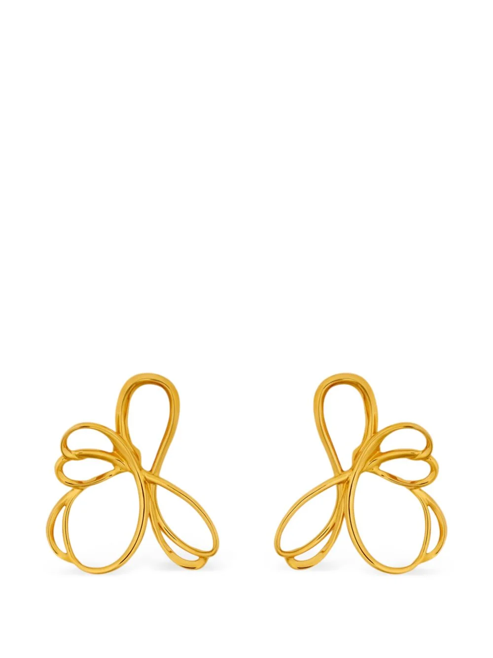 openwork drop earrings - 1