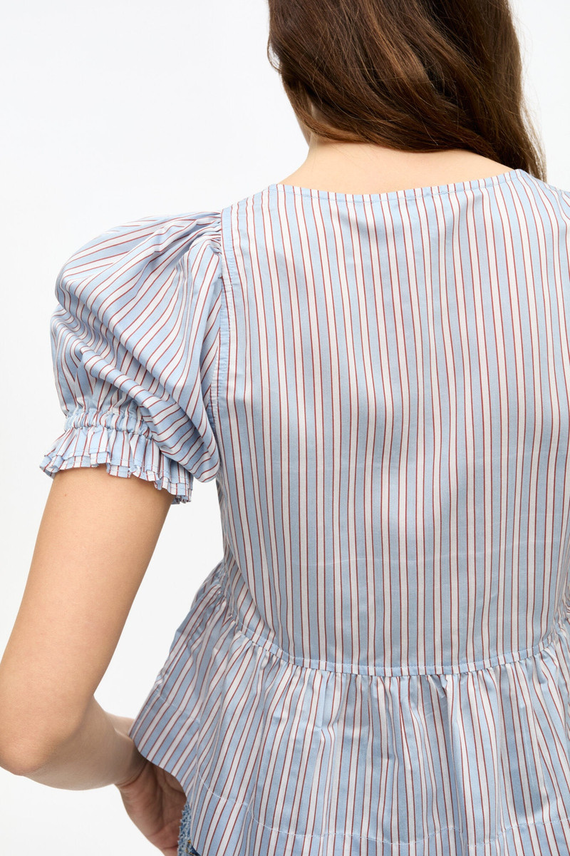 STRIPED YARN DYED BLOUSE 6