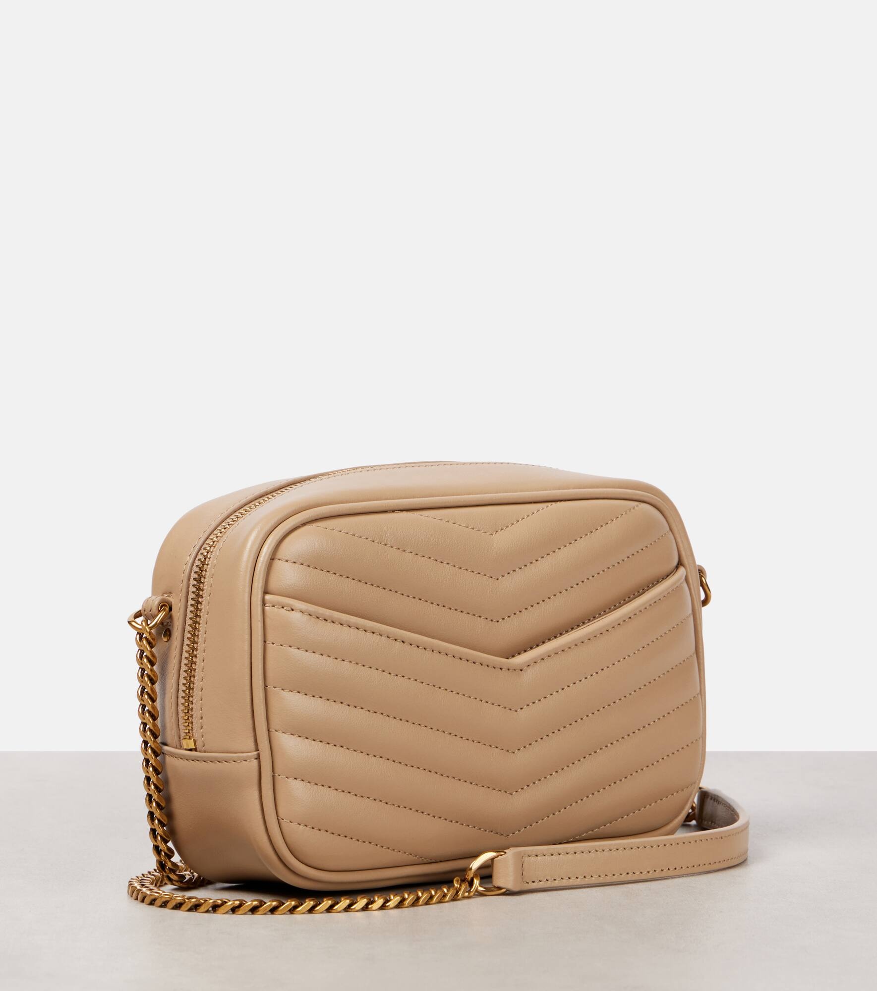 Lou Mini quilted leather camera bag - 4