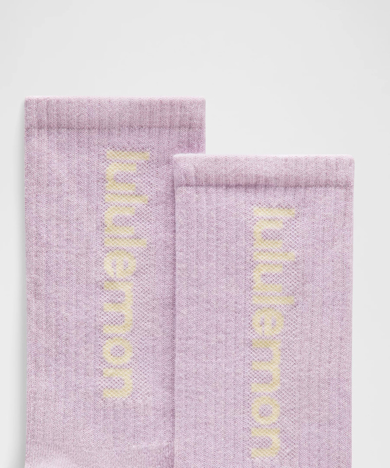 lululemon Unisex Daily Essential Crew Socks *Wordmark outlook