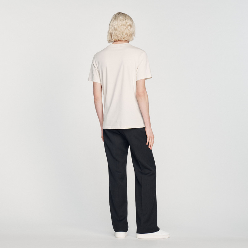 Sandro embroidered T-shirt 6