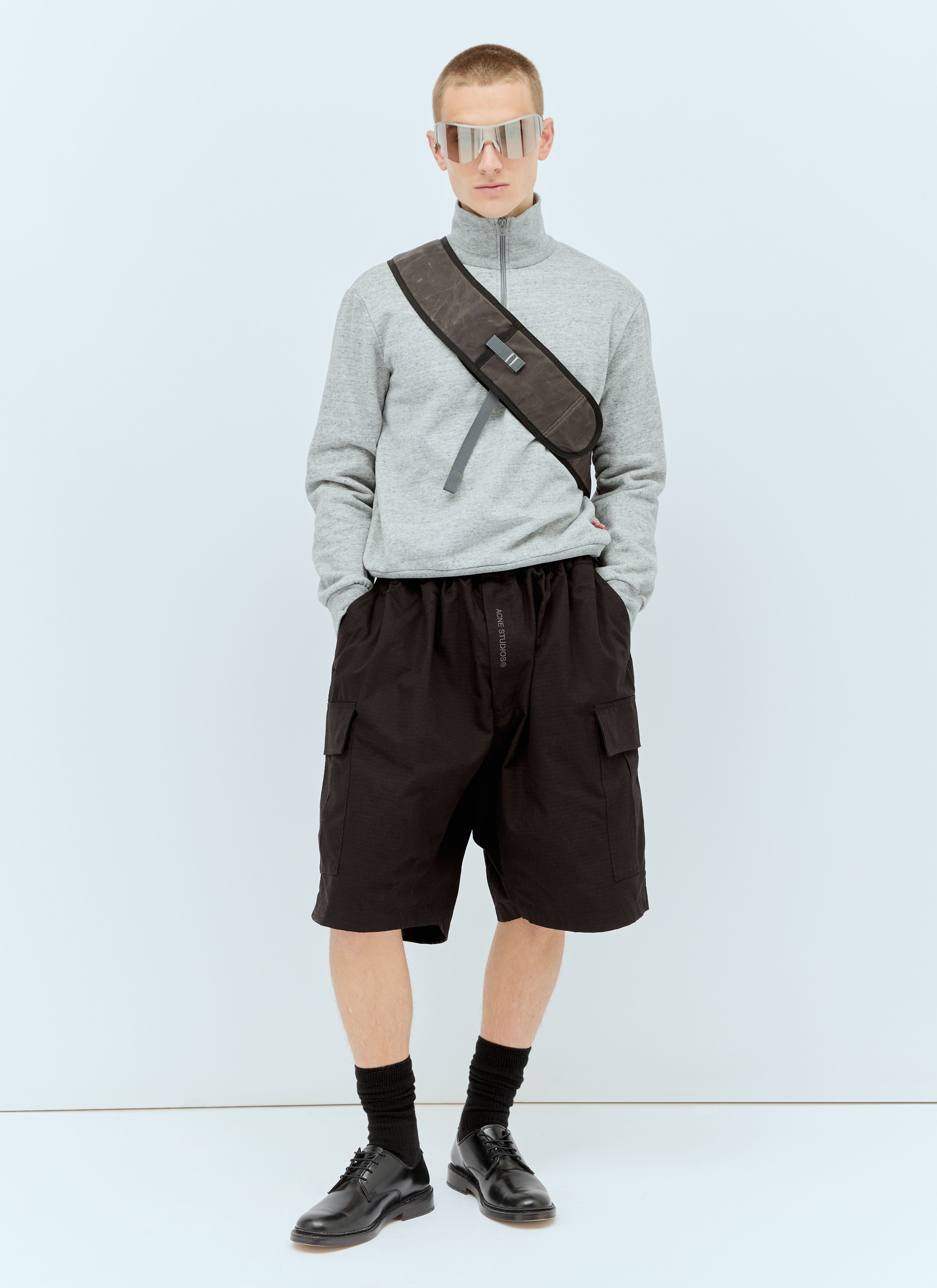 Acne Studios Men Half-Zip Sweatshirt - 2