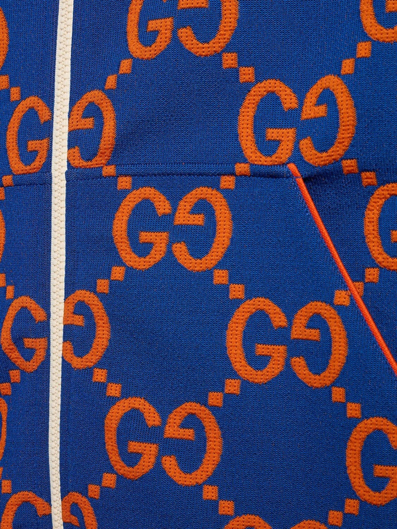 GUCCI GG technical jacquard hooded sweatshirt outlook