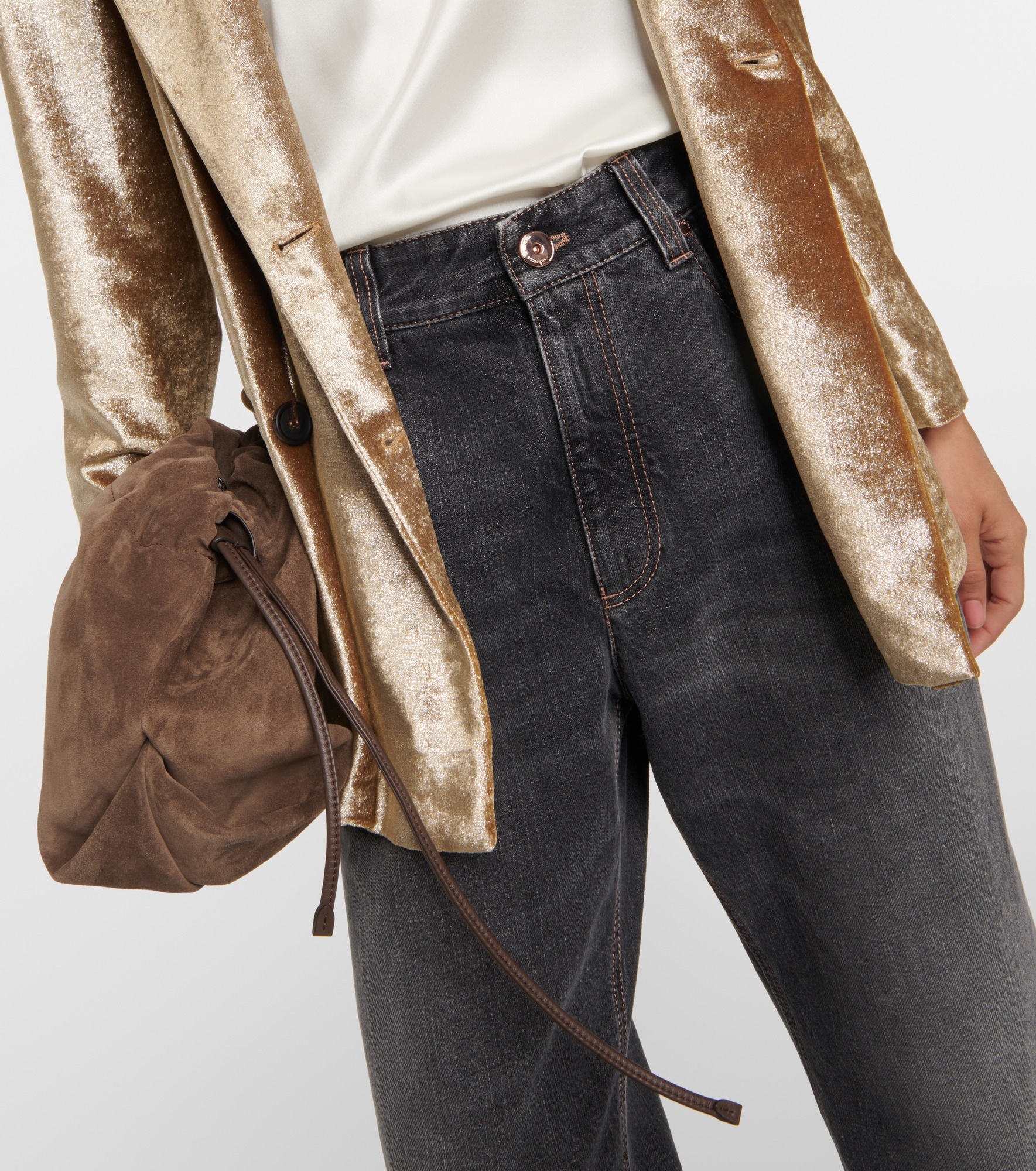 Mid-rise straight jeans - 4