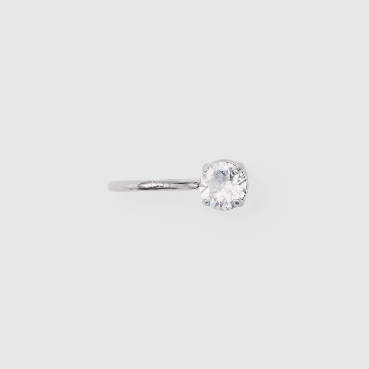 Crystal Detail Palladium-plated Ear Cuff - 4