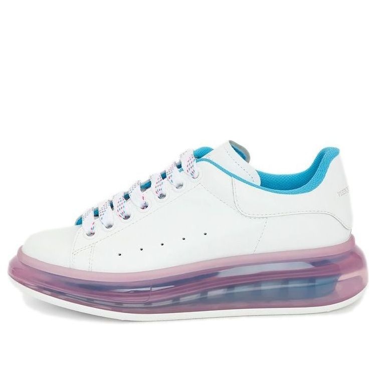 (WMNS) Alexander McQueen Oversized Sneaker 'Transparent Sole - White Purple' 666893WHYBY9468 - 1