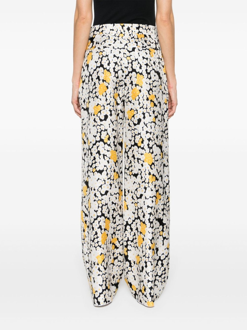 floral wide-leg trousers 4