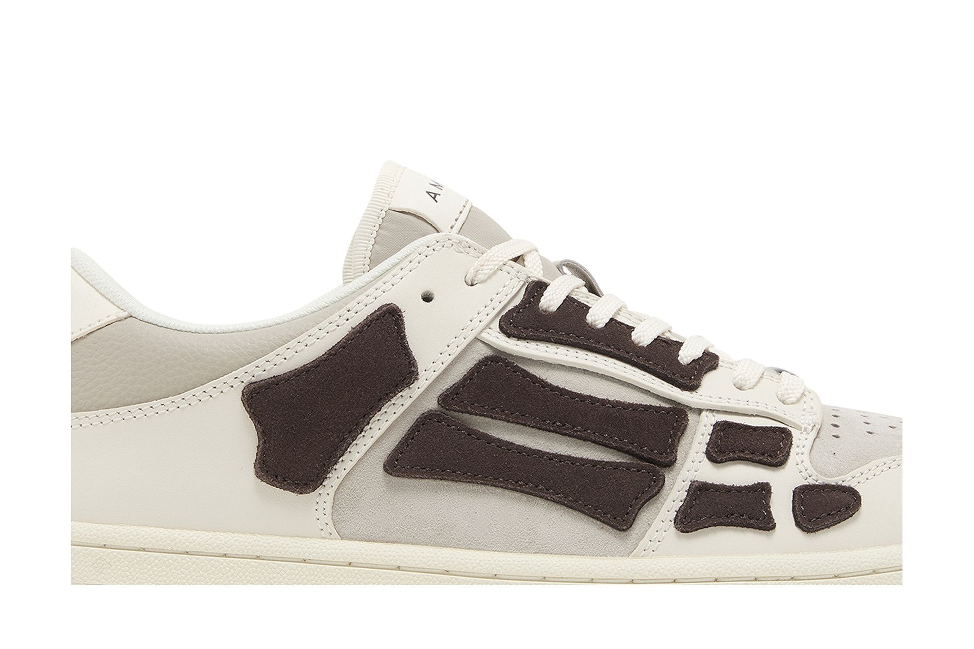 Amiri Skel Top Low 'White Brown' - 2