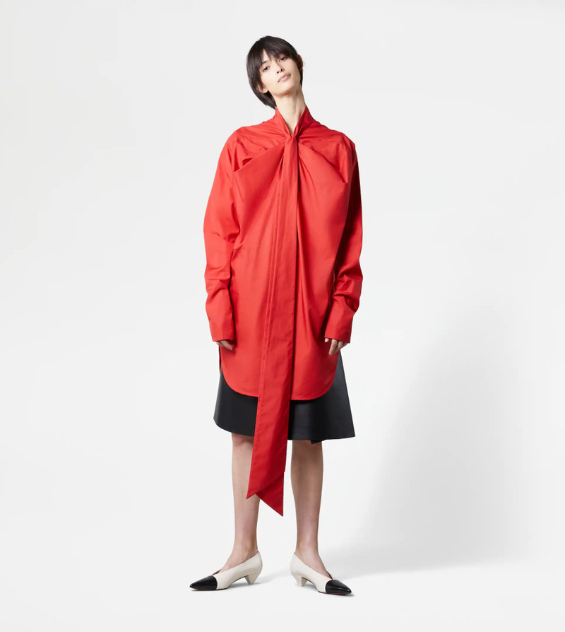 Tod's SHIRT WITH SASH - RED outlook