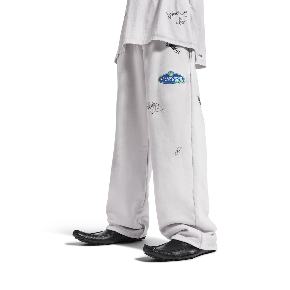 Men's Banana Baggy Pants in Dirty White - 5