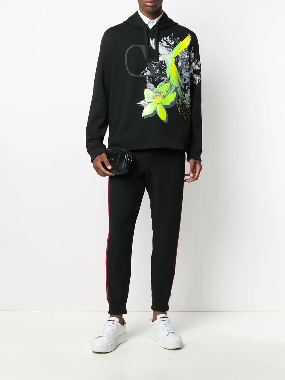 jungle-print VLOGO hoodie - 2