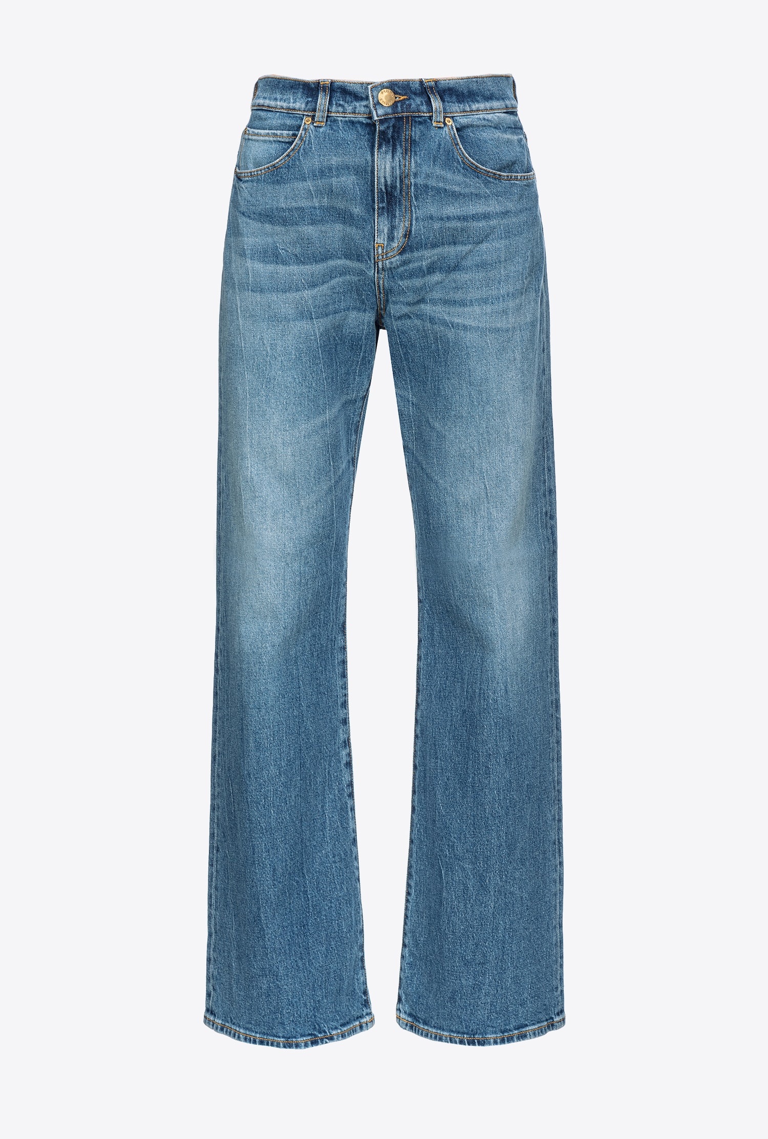 WIDE-LEG VINTAGE DENIM JEANS - 1