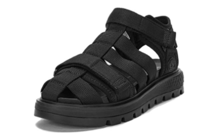 (WMNS) Timberland Ray City Ankle Strap Sandals 'Black' A5RFB - 2