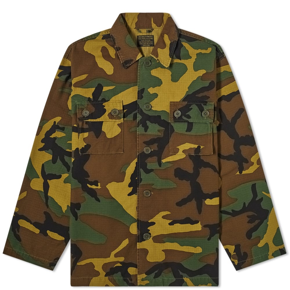 Wacko Maria Woodland Camo Army Shirt - 1