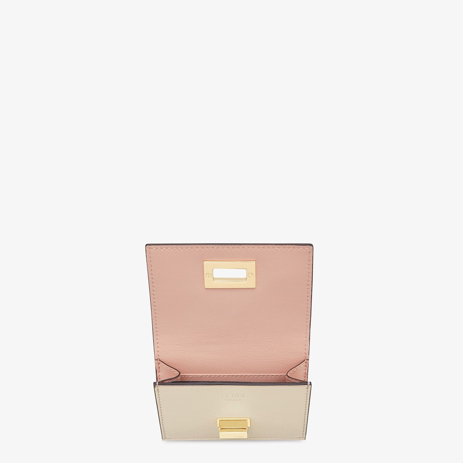 Beige leather wallet - 3