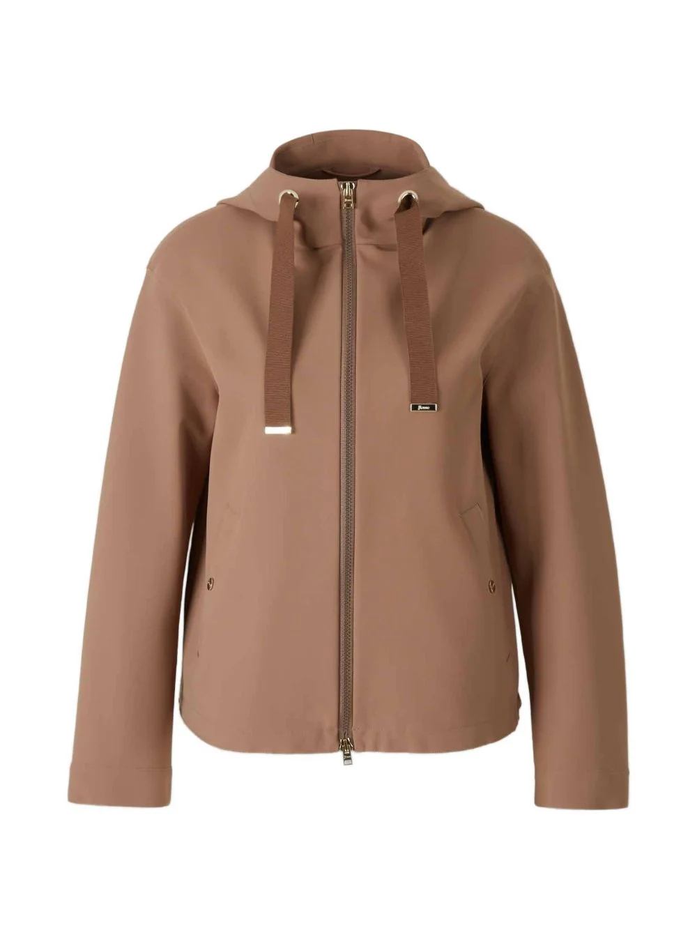 zip-up hooded jacket - 1