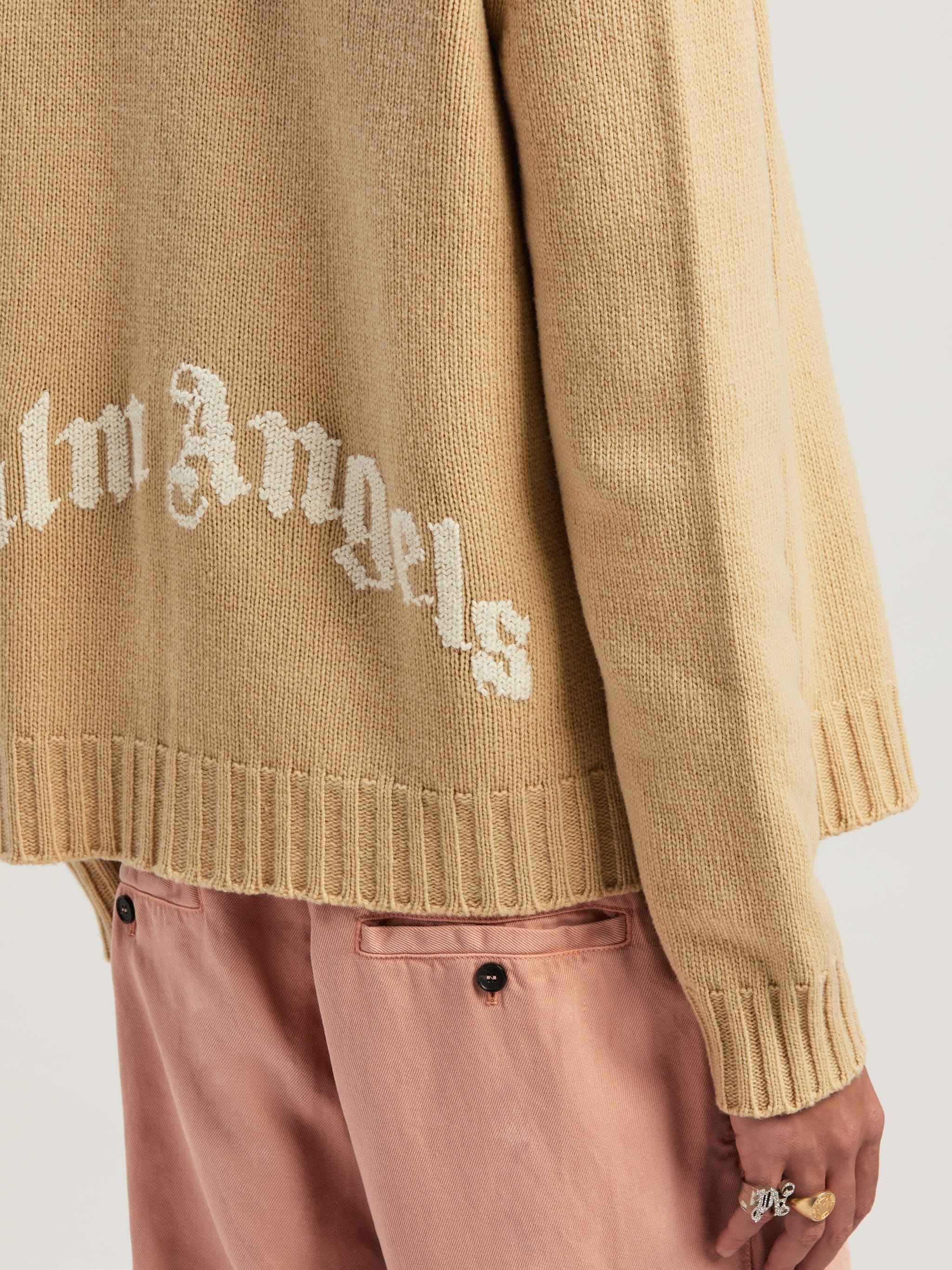 Curved Logo Cardigan - 6