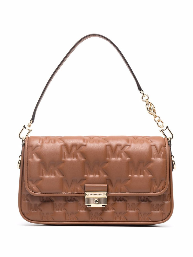 small Bradshaw logo-embossed crossbody bag 7