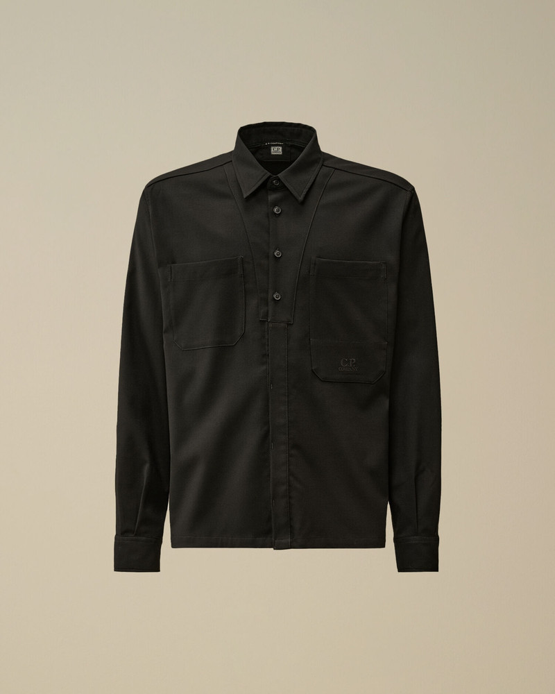 Wool Gabardine Shirt 1