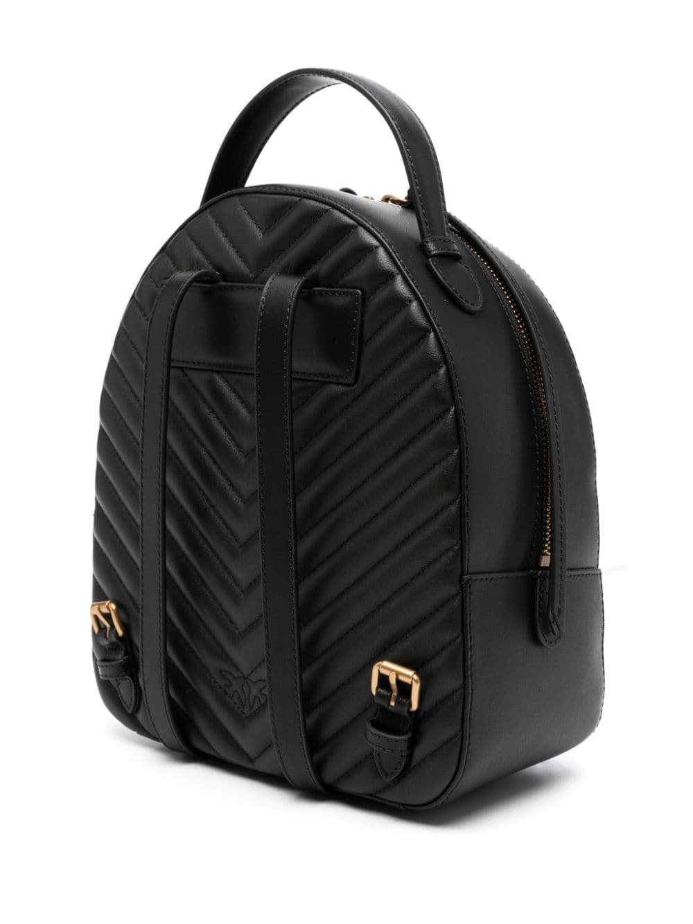 Love chevron leather backpack - 3