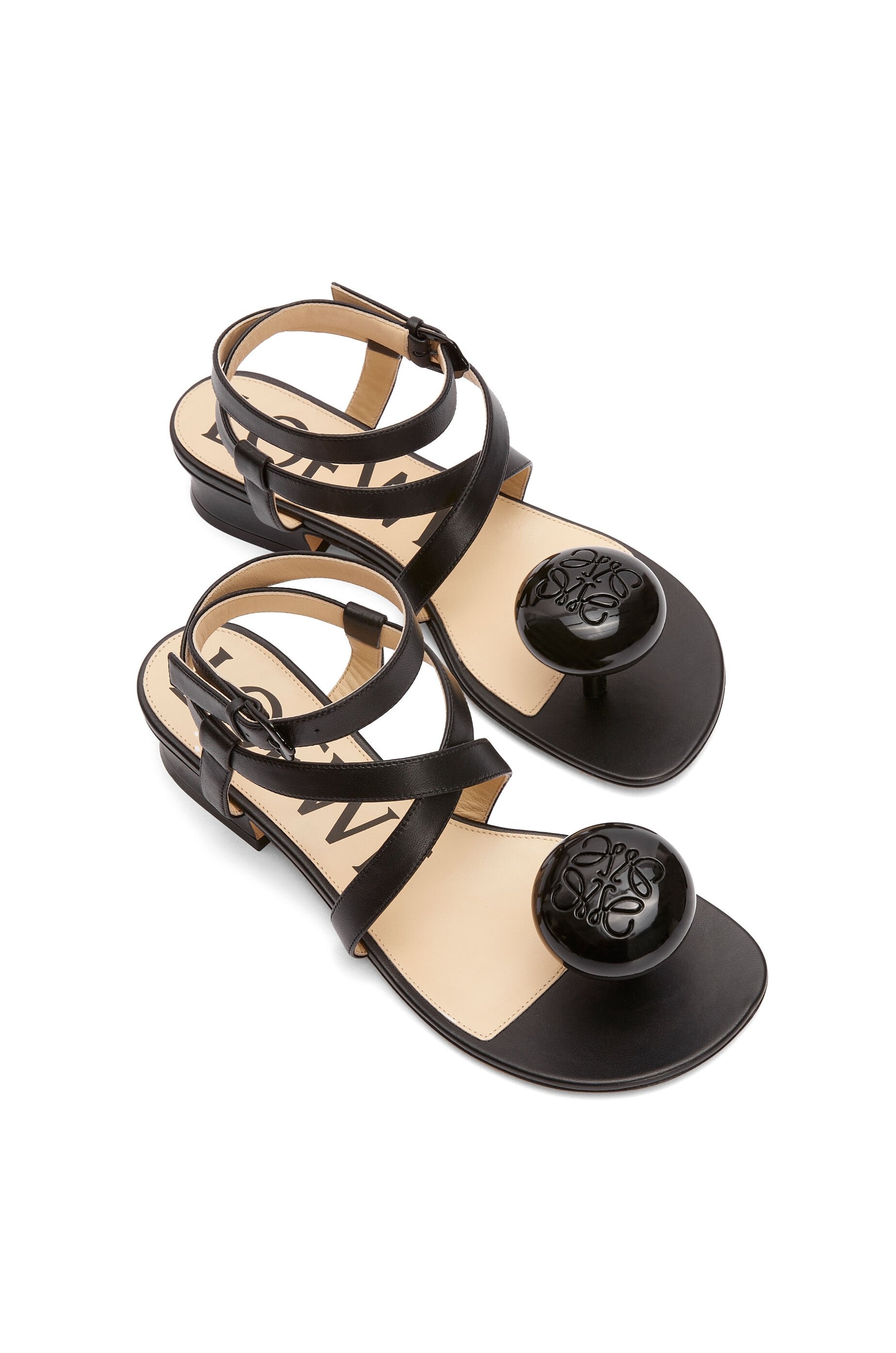 Calle Pebble sandal in lambskin - 3
