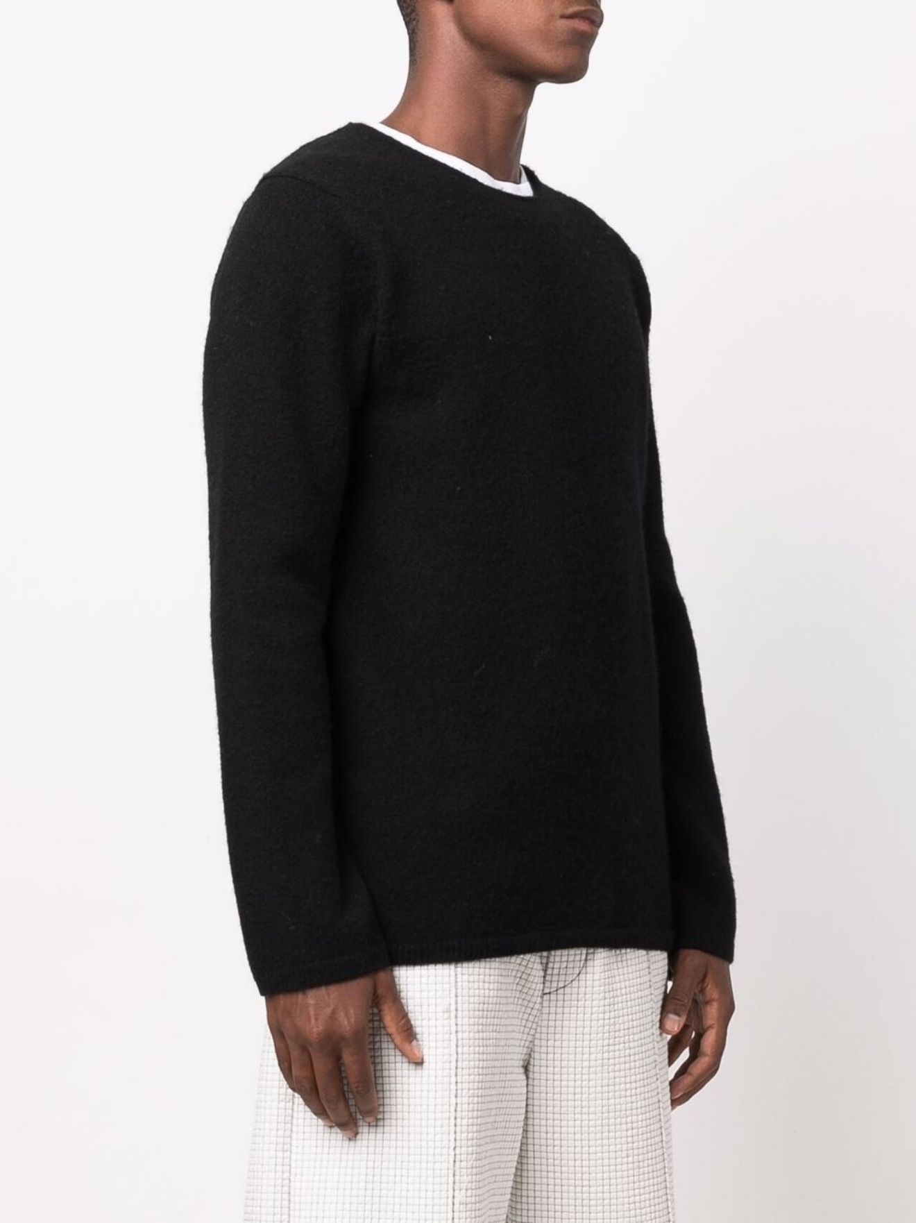 crew-neck wool jumper - 3